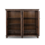 Taking after an antique from China, this inspired cabinet features overlapping double doors and rounded accents. Crafted from solid pine and veneers in a distressed finish for a rustic look Amethyst Home provides interior design, new home construction design consulting, vintage area rugs, and lighting in the Portland metro area.