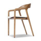 Make it monochromatic. Inspired by simple Scandinavian styling, solid ash forms a shapely open frame for top-grain leather seating Amethyst Home provides interior design, new home construction design consulting, vintage area rugs, and lighting in the Calabasas metro area.