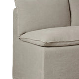 Featuring Andre Broadway Stone Slipcover Dining Banquette by Four Hands at Amethyst Home. The Andre Dining Banquette combines elegant design with comfortable seating. Its Broadway Stone slipcover adds a touch of sophistication and can easily be removed for cleaning. Perfect for hosting guests or family meals.
Overall Dimensions: 80.0" L x 104.0 " W x 3. Amethyst Home provides interior design, new home construction design consulting, vintage area rugs, and lighting in the Salt Lake City metro area.