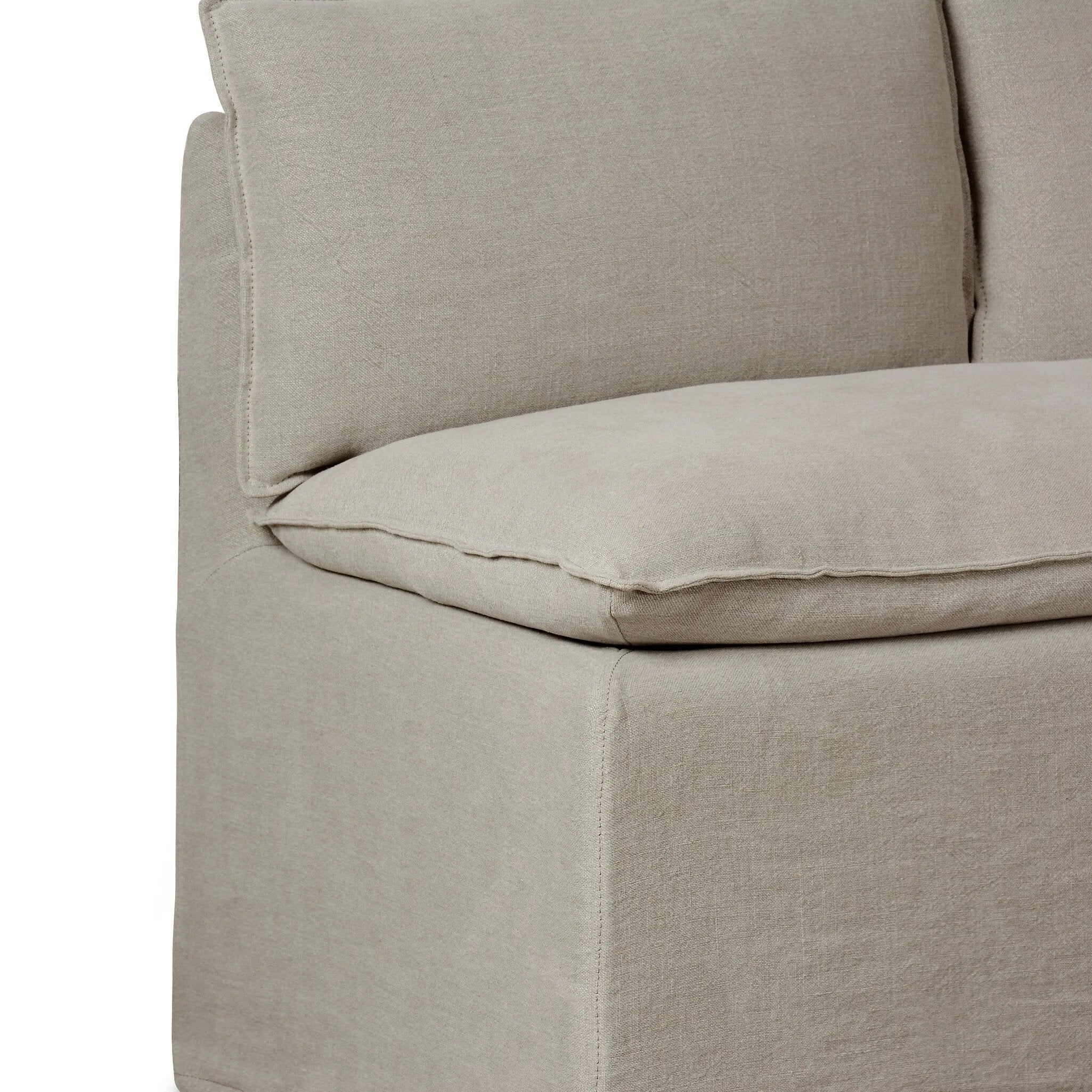 Featuring Andre Broadway Stone Slipcover Dining Banquette by Four Hands at Amethyst Home. The Andre Dining Banquette combines elegant design with comfortable seating. Its Broadway Stone slipcover adds a touch of sophistication and can easily be removed for cleaning. Perfect for hosting guests or family meals.
Overall Dimensions: 80.0" L x 104.0 " W x 3. Amethyst Home provides interior design, new home construction design consulting, vintage area rugs, and lighting in the Salt Lake City metro area.