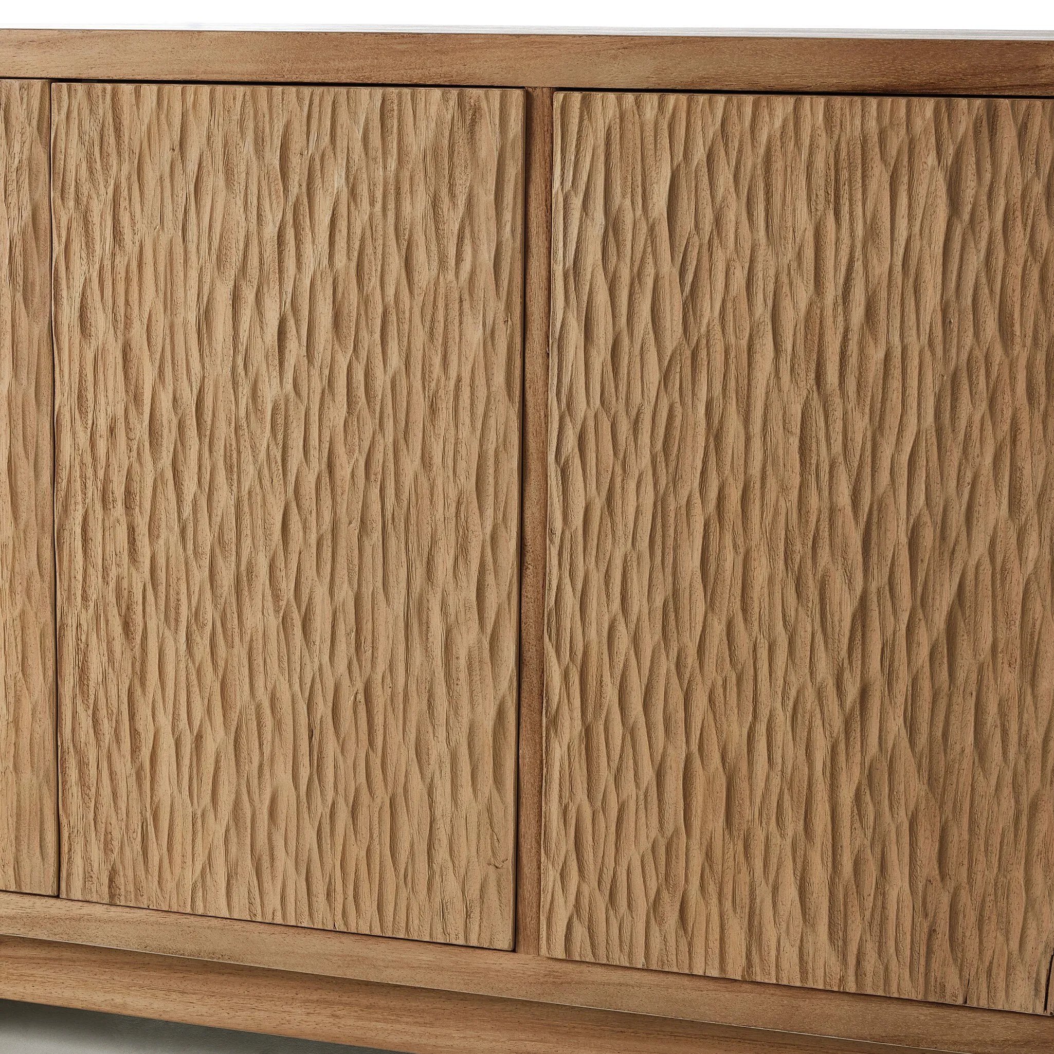 Featuring Bahari Light Guanacaste Sideboard by Four Hands at Amethyst Home. This Bahari Light Guanacaste Credenzas & Sideboards Sideboard offers a sleek and stylish storage solution for any space. Crafted with high-quality veneer, this sideboard boasts durability and elegance. Its spacious design provides ample room for storing items, while its unique venee. Amethyst Home provides interior design, new home construction design consulting, vintage area rugs, and lighting in the Nashville metro area.
