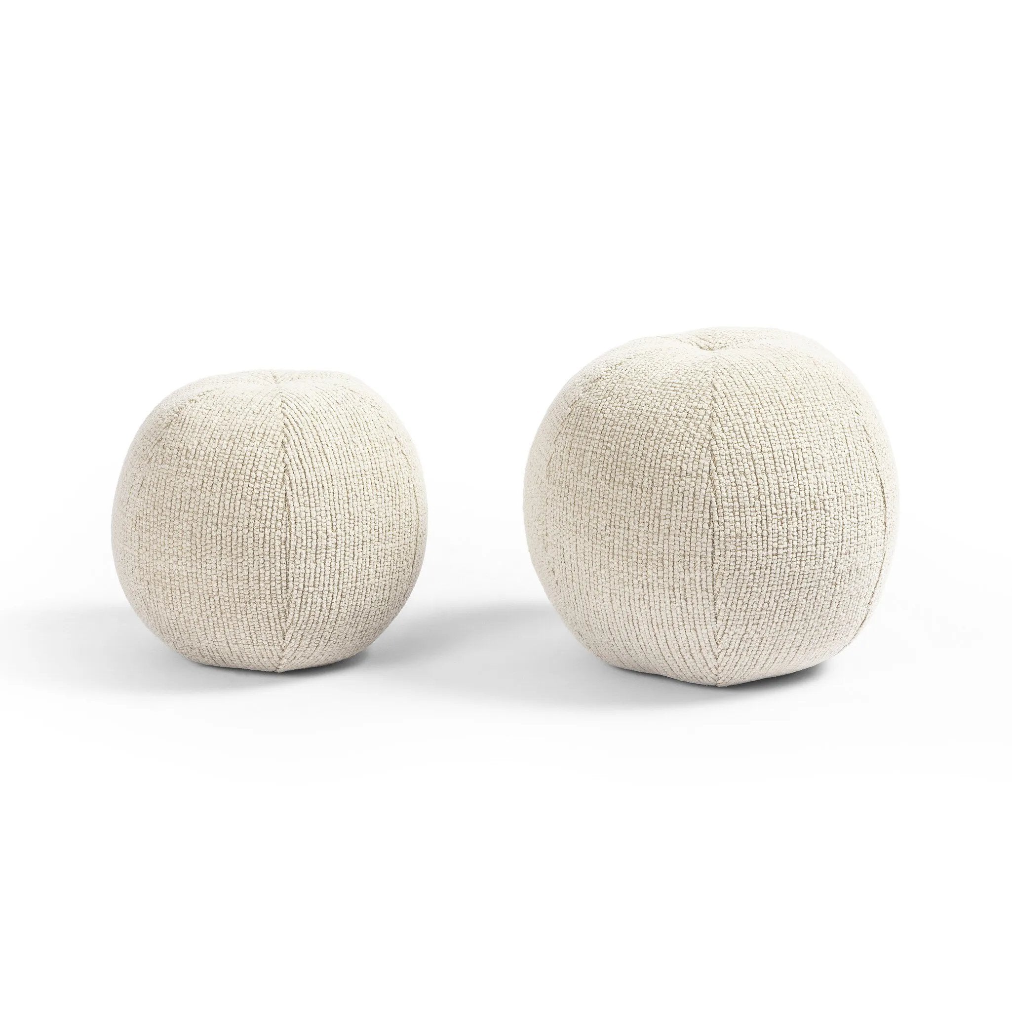 Featuring Balle Leto Cream Outdoor Pillow, Set Of 2 by Four Hands at Amethyst Home. Discover ultimate comfort and style with Balle Leto Cream Outdoor Pillows. These luxurious pillows, set of 2, are designed to provide optimum support and aesthetic appeal for your outdoor space. Perfect for relaxing in the sun or entertaining guests, these pillows make a great a. Amethyst Home provides interior design, new home construction design consulting, vintage area rugs, and lighting in the Omaha metro area.