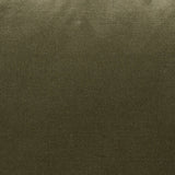 Tapered legs and sloped paddle arms frame the visible joinery and handwoven rope details of this accent chair, for a monochromatic yet visually intriguing frame. Finished with loose, velvet-upholstered seat and back cushions in a rich olive hue — for a subtle color contrast that celebrates the natural beauty of each material Amethyst Home provides interior design, new home construction design consulting, vintage area rugs, and lighting in the Calabasas metro area.