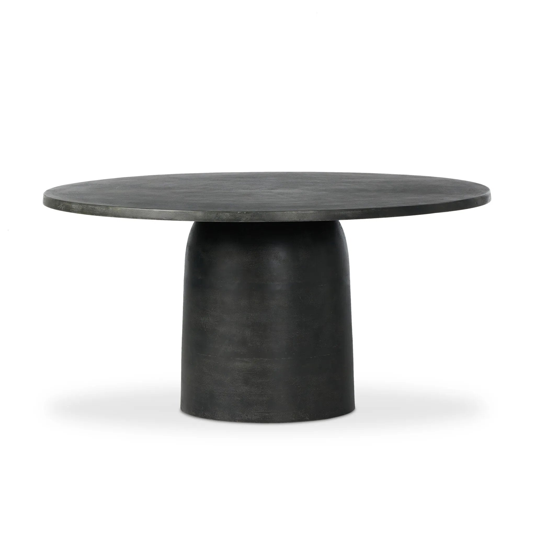 Featuring Basil Aged Grey Outdoor Dining Table by Four Hands at Amethyst Home. This Basil Aged Grey Outdoor Dining Table offers a stylish and durable outdoor dining solution for your space. Crafted with a beautiful aged grey finish, this dining table is not only visually appealing but also able to withstand the elements. With its sturdy construction, it is. Amethyst Home provides interior design, new home construction design consulting, vintage area rugs, and lighting in the Washington metro area.