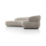 Featuring Belen Thames Coal 2Pc Sectional by Four Hands at Amethyst Home. Transform your living space with the Belen Thames Coal 2 Piece Sectional. This sleek and modern sectional provides ample seating and comfort, perfect for entertaining guests or just relaxing at home. 
Overall Dimensions: 59.0" L x 139.5 " W x 26.0" H
Collection: GraysonColors: Thames Coa. Amethyst Home provides interior design, new home construction design consulting, vintage area rugs, and lighting in the Dallas metro area.