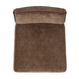 Simple and streamlined with thoughtful details. Slim, black-finished iron frame with solid oak decking, plus black top-grain leather seating for modernity. A stylish staple for any counter Amethyst Home provides interior design, new home construction design consulting, vintage area rugs, and lighting in the Tampa metro area.