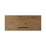 Featuring Bergstrom Warm Natural Oak Veneer Desk by Four Hands at Amethyst Home. Warm up your workspace with this light-finished writing desk of rich character oak. Tapered legs and subtle corner relief details create a simplified look that complements a home office or flex space. Complete with thoughtful touches like built-in cord management, a flip-top outl. Amethyst Home provides interior design, new home construction design consulting, vintage area rugs, and lighting in the Seattle metro area.