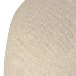 Featuring Bilbury Saxon Sand Ottoman by Four Hands at Amethyst Home. For an extra seat or propped feet, this welcoming ottoman features a subtly tapered shape and a rounded base with oak bun feet beneath. Crafted with soft foam cushioning and upholstered in a poly/wool blend fabric. Overall Dimensions: 22.00"w x 22.00"d x 18.50"h. Amethyst Home provides interior design, new home construction design consulting, vintage area rugs, and lighting in the Kansas City metro area.