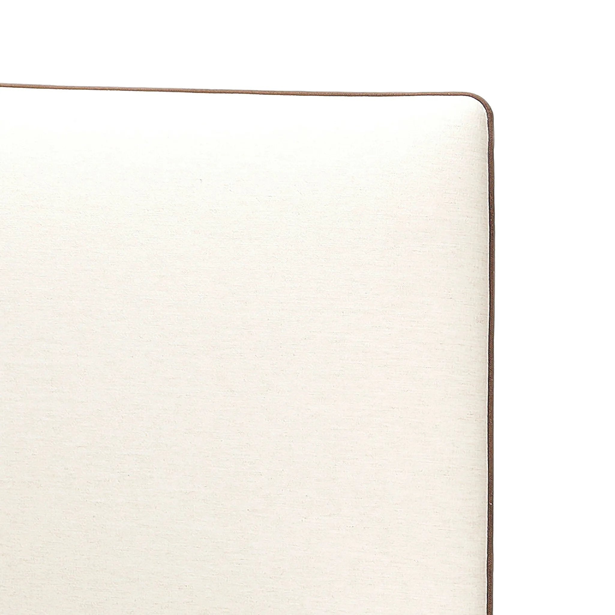 Streamlined with contrast piping, an upholstered bed offers relaxed comfort with an edge of modern detail. Upholstered in Crypton® performance fabric for a perfectly tailored look, the performance fabric is specially engineered for protection against stains, moisture and odor Amethyst Home provides interior design, new home construction design consulting, vintage area rugs, and lighting in the Newport Beach metro area.