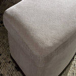 Featuring Candace Harbor Sand Dining Bench by Four Hands at Amethyst Home. Bring a tailored, timeless look to your space with shapely dining bench designed to pair with a round dining table. A burnt oak base grounds a curved frame and seat upholstered in high-performance fabric — perfect for everyday dining. Performance fabrics are specially created to withsta. Amethyst Home provides interior design, new home construction design consulting, vintage area rugs, and lighting in the Dallas metro area.