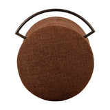 Retro vibes align in this fully upholstered swivel stool, covered in high-performance Crypton® fabric. The tapered cylinder base features an understated metal footrest. Crypton® performance fabric is specially engineered for protection against stains, moisture and odor Amethyst Home provides interior design, new home construction design consulting, vintage area rugs, and lighting in the Austin metro area.