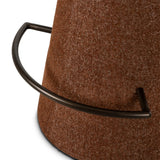 Retro vibes align in this fully upholstered swivel stool, covered in high-performance Crypton® fabric. The tapered cylinder base features an understated metal footrest. Crypton® performance fabric is specially engineered for protection against stains, moisture and odor Amethyst Home provides interior design, new home construction design consulting, vintage area rugs, and lighting in the Houston metro area.