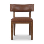 Featuring Cardell Sonoma Chestnut Dining Chair by Four Hands at Amethyst Home. Tan-finished parawood forms a curved barrel back for a shapely take on everyday dining, with top-grain leather seating that moves between styles with ease.Overall Dimensions: 24.00"w x 22.50"d x 32.50"hWeight : 16.53 lbsMaterials : Top Grain Leather, Solid Nettlewood. Amethyst Home provides interior design, new home construction design consulting, vintage area rugs, and lighting in the Monterey metro area.