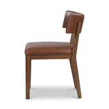 Featuring Cardell Sonoma Chestnut Dining Chair by Four Hands at Amethyst Home. Tan-finished parawood forms a curved barrel back for a shapely take on everyday dining, with top-grain leather seating that moves between styles with ease.Overall Dimensions: 24.00"w x 22.50"d x 32.50"hWeight : 16.53 lbsMaterials : Top Grain Leather, Solid Nettlewood. Amethyst Home provides interior design, new home construction design consulting, vintage area rugs, and lighting in the Newport Beach metro area.