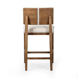 Featuring Charles Somerton Ash Counter Stool by Four Hands at Amethyst Home. This stool is all about the textile -- gorgeous French inspired boucle with a cool toned oak base.  Gorgeous back detail makes this Charles stool attractive from all angles.
Overall Dimensions: 25.5" L x 20.75 " W x 39.5" HClearance from Floor 16.75"Distance between Legs (Front to. Amethyst Home provides interior design, new home construction design consulting, vintage area rugs, and lighting in the Des Moines metro area.