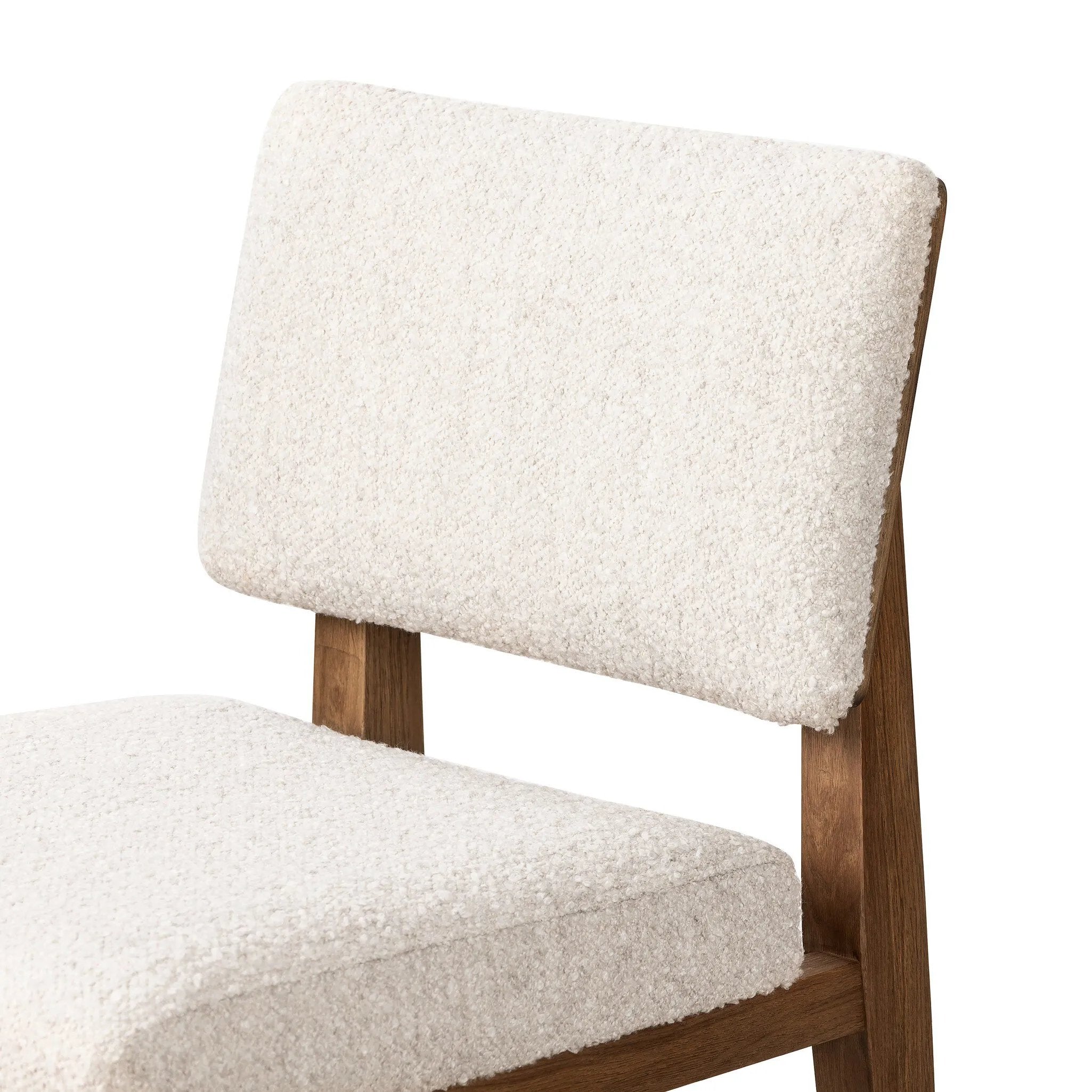 Featuring Charles Somerton Ash Counter Stool by Four Hands at Amethyst Home. This stool is all about the textile -- gorgeous French inspired boucle with a cool toned oak base.  Gorgeous back detail makes this Charles stool attractive from all angles.
Overall Dimensions: 25.5" L x 20.75 " W x 39.5" HClearance from Floor 16.75"Distance between Legs (Front t. Amethyst Home provides interior design, new home construction design consulting, vintage area rugs, and lighting in the Kansas City metro area.