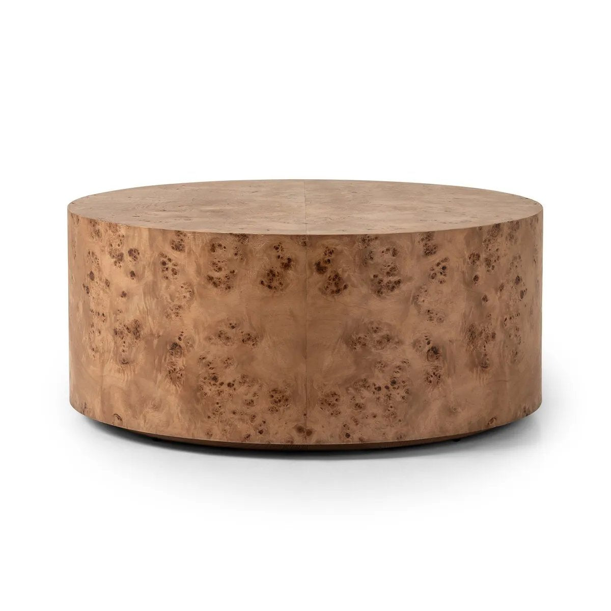 Featuring Caya Caramel Burl Coffee Table by Four Hands at Amethyst Home. Simple drum shaping showcases the natural artistry of the richly grained caramel burl veneer. Its compact size is ideal for smaller spaces.
Overall Dimensions: 31.5" L x 31.5 " W x 13.75" H
Collection: HughesColors: Caramel BurlMaterials: Light Maple Veneer, Poplar PlywoodWeight: 44.09. Amethyst Home provides interior design, new home construction design consulting, vintage area rugs, and lighting in the Calabasas metro area.