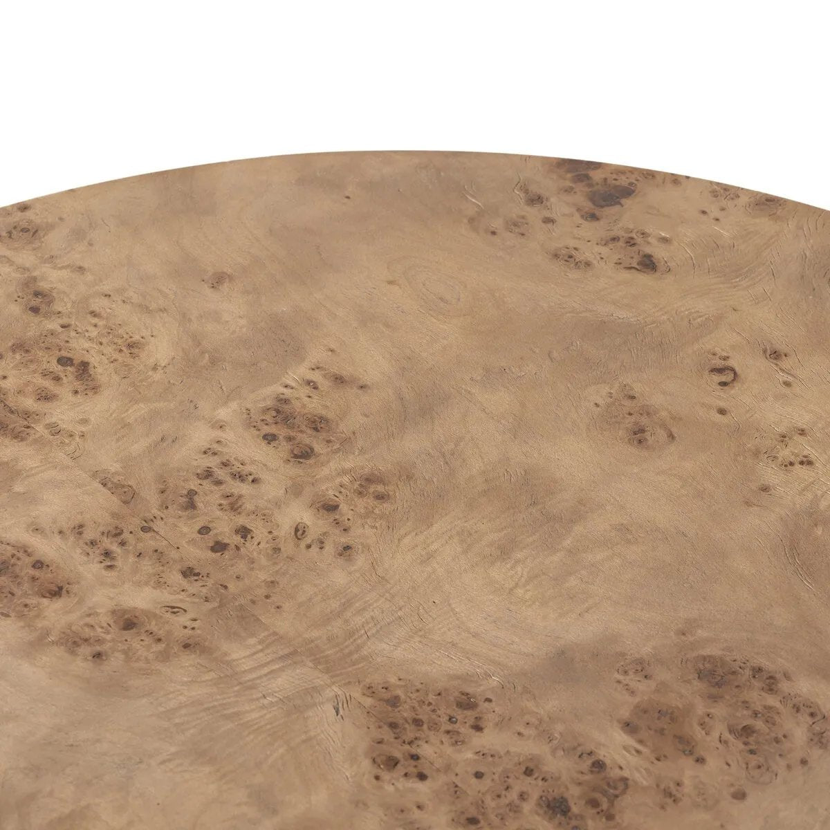 Featuring Caya Caramel Burl Coffee Table by Four Hands at Amethyst Home. Simple drum shaping showcases the natural artistry of the richly grained caramel burl veneer. Its compact size is ideal for smaller spaces.
Overall Dimensions: 31.5" L x 31.5 " W x 13.75" H
Collection: HughesColors: Caramel BurlMaterials: Light Maple Veneer, Poplar PlywoodWeight: 4. Amethyst Home provides interior design, new home construction design consulting, vintage area rugs, and lighting in the Winter Garden metro area.