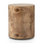 Featuring Caya Caramel Burl End Table by Four Hands at Amethyst Home. A simple drum shape showcases the natural artistry of the richly grained caramel burl veneer. Its compact size is ideal for smaller spaces.
Overall Dimensions: 17.75" L x 17.75 " W x 21.75" H
Materials: Light Maple Veneer, Poplar PlywoodWeight: 22.05 lbs. Amethyst Home provides interior design, new home construction design consulting, vintage area rugs, and lighting in the Omaha metro area.
