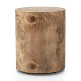Featuring Caya Caramel Burl End Table by Four Hands at Amethyst Home. A simple drum shape showcases the natural artistry of the richly grained caramel burl veneer. Its compact size is ideal for smaller spaces.
Overall Dimensions: 17.75" L x 17.75 " W x 21.75" H
Materials: Light Maple Veneer, Poplar PlywoodWeight: 22.05 lbs. Amethyst Home provides interior design, new home construction design consulting, vintage area rugs, and lighting in the Omaha metro area.