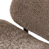 The perfect accent chair, designed for unwinding. Upholstered in a velvety olive chenille made from recycled materials, with wide proportions and cozy curves and cushioning. Slim, tapered wooden legs balance the look Amethyst Home provides interior design, new home construction design consulting, vintage area rugs, and lighting in the Houston metro area.