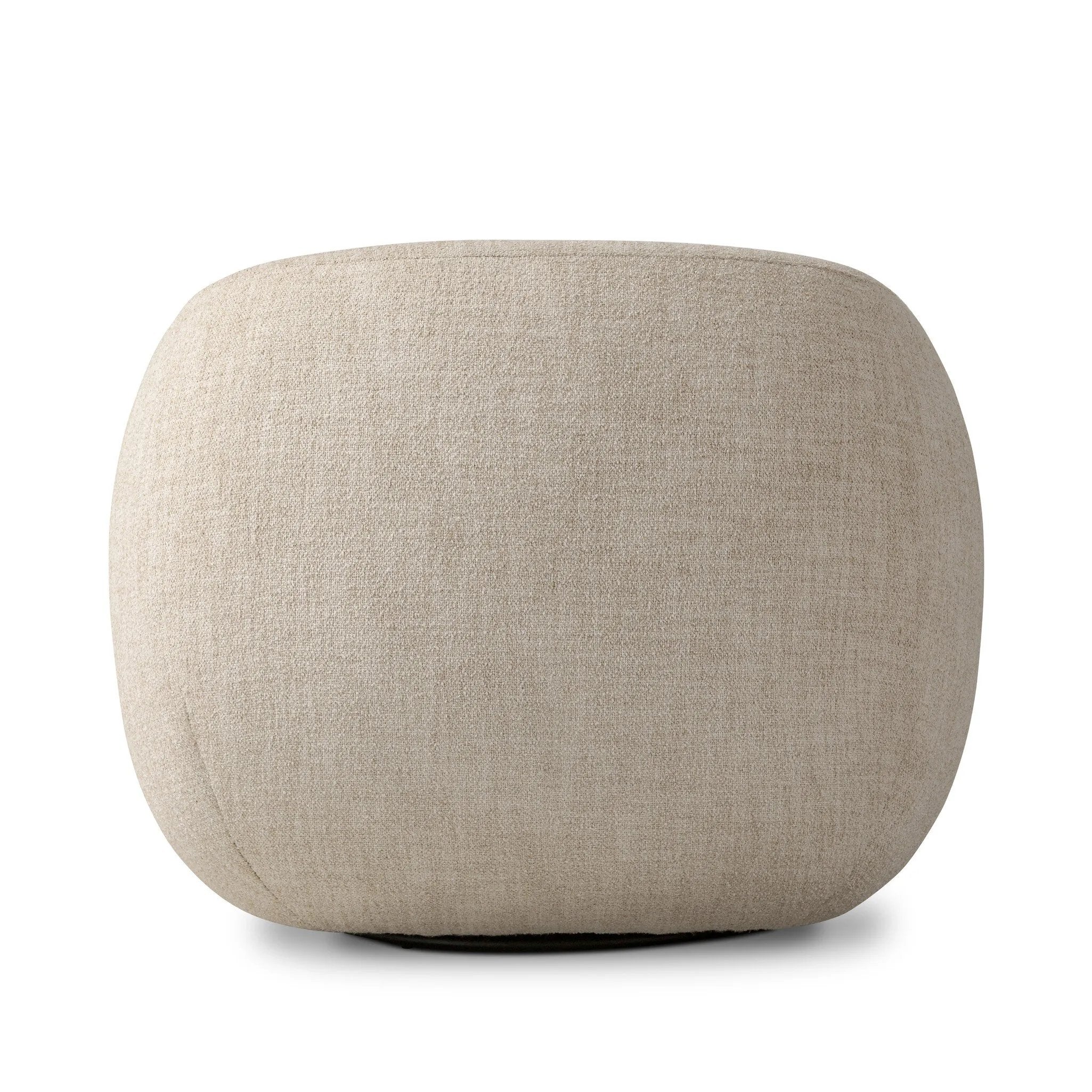 Featuring Channing Yuma Cream Swivel Chair by Four Hands at Amethyst Home. This Channing Yuma Cream Swivel Chair offers 360-degree rotation capabilities for maximum mobility and versatility. Perfect for any modern space, this chair provides both style and functionality, making it the perfect choice for any home or office. 
Overall Dimensions: 41.25" L x 38.5 . Amethyst Home provides interior design, new home construction design consulting, vintage area rugs, and lighting in the Houston metro area.