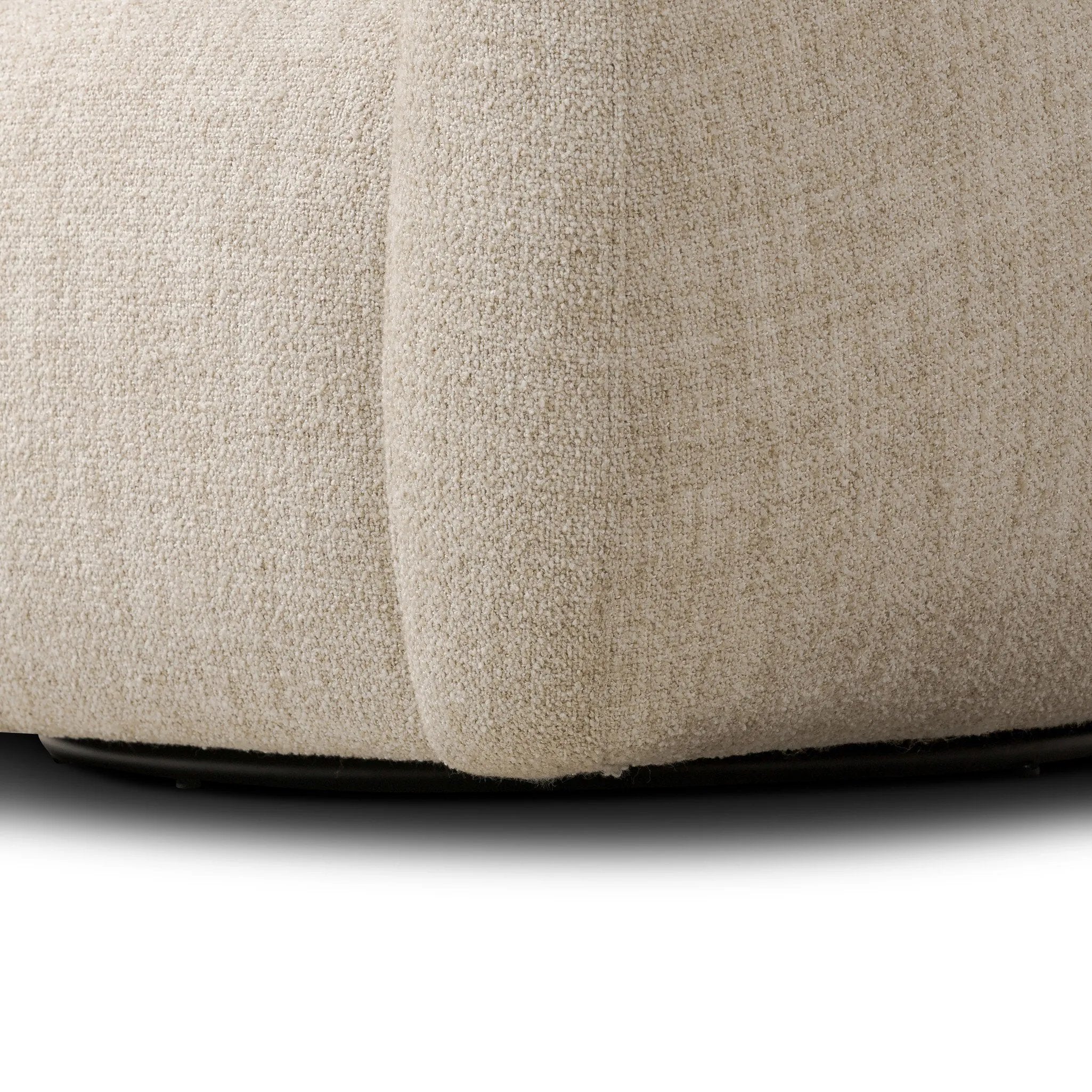 Featuring Channing Yuma Cream Swivel Chair by Four Hands at Amethyst Home. This Channing Yuma Cream Swivel Chair offers 360-degree rotation capabilities for maximum mobility and versatility. Perfect for any modern space, this chair provides both style and functionality, making it the perfect choice for any home or office. 
Overall Dimensions: 41.25" L x 3. Amethyst Home provides interior design, new home construction design consulting, vintage area rugs, and lighting in the Kansas City metro area.