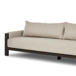 Featuring Chapman Concha Fog Outdoor Metal Sofa by Four Hands at Amethyst Home. Elevate your outdoor space with the Chapman Concha Fog Outdoor Metal Sofa. Featuring a sleek and modern design, this sofa is perfect for lounging and entertaining. Made with durable metal, it is built to withstand the elements. Experience comfort and style in one with the Chapma. Amethyst Home provides interior design, new home construction design consulting, vintage area rugs, and lighting in the Charlotte metro area.