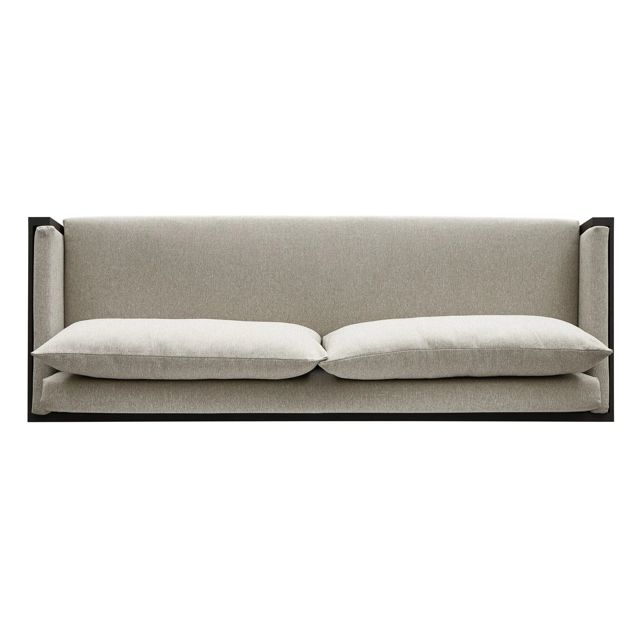 Featuring Chapman Concha Fog Outdoor Metal Sofa by Four Hands at Amethyst Home. Elevate your outdoor space with the Chapman Concha Fog Outdoor Metal Sofa. Featuring a sleek and modern design, this sofa is perfect for lounging and entertaining. Made with durable metal, it is built to withstand the elements. Experience comfort and style in one with the Chapman Co. Amethyst Home provides interior design, new home construction design consulting, vintage area rugs, and lighting in the Tampa metro area.