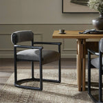 Featuring Clarice Thames Ash Dining Chair by Four Hands at Amethyst Home. This Clarice Thames Ash Dining Chair is a versatile and stylish addition to your dining space. Its high-quality construction and sleek design provide comfort and elegance.
Overall Dimensions: 24.0" L x 22.5 " W x 30.5" H
Collection: KestonColors: Thames Ash, Brushed EbonyMaterials: 66. Amethyst Home provides interior design, new home construction design consulting, vintage area rugs, and lighting in the Charlotte metro area.