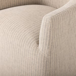 Featuring Cove Laine Navy Dining Chair With Casters by Four Hands at Amethyst Home. A polished form with curved lines and upholstered in a flax/linen blend, this chair brings quiet sophistication to the dining room. Functional casters allow easy movement. This item has limited online distribution and may not be sold on websites without prior approval.Over. Amethyst Home provides interior design, new home construction design consulting, vintage area rugs, and lighting in the Los Angeles metro area.