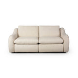 Featuring Crawford Antigo Natural Power Recliner 2-Piece Sectional Sofa by Four Hands at Amethyst Home. A fresh take on the classic recliner. Customize your comfort level with the push of hidden buttons with pieces in our Power Motion collection. Sculpted in light, versatile high-performance fabric. Performance fabrics are specially created to withstand. Amethyst Home provides interior design, new home construction design consulting, vintage area rugs, and lighting in the Newport Beach metro area.