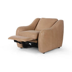 Featuring Crawford Palermo Drift Power Recliner by Four Hands at Amethyst Home. A modern take on the classic recliner. Customize your comfort level with the push of hidden buttons with pieces in our Power Motion collection. Made from caramel top-grain leather, with fiber-and-feather blend cushions plus web suspension for a plush, sink-in experience. A depl. Amethyst Home provides interior design, new home construction design consulting, vintage area rugs, and lighting in the Scottsdale metro area.