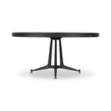 All in. The wood table top of this poker table from District Eight is finished in felt for easy card grabbing, and accented by a leather cushioned edge for comfort. Supported by an industrial cast iron trestle pedestal base, finished with adjustable feet. Amethyst Home provides interior design, new home construction design consulting, vintage area rugs, and lighting in the Scottsdale metro area.