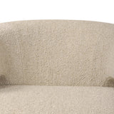 Featuring Dottie Berber Oatmeal Swivel Chair by Four Hands at Amethyst Home. Experience the perfect balance of style and comfort with our Dottie Berber Oatmeal Swivel Chair. Its unique swivel feature allows for easy movement and the oatmeal-colored berber fabric adds warmth and texture to any room.
Overall Dimensions: 33.75" L x 29.0 " W x 27.25" H
Materials: . Amethyst Home provides interior design, new home construction design consulting, vintage area rugs, and lighting in the Boston metro area.