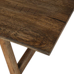 Featuring Elio Burnt Bleached Oak Small Coffee Table by Four Hands at Amethyst Home. Center your living space with a Wabi Sabi-inspired coffee table. Crafted from burnt bleached oak with a trellis base and wide plank top, this artisanal piece embraces the natural cracks and graining reflective of organic materials to bring a beautiful, character-rich look to y. Amethyst Home provides interior design, new home construction design consulting, vintage area rugs, and lighting in the Austin metro area.