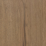 Top-grain leather and worn, solid oak fuse for a substantial, streamlined bench inspired by Nordic Minimalism Amethyst Home provides interior design, new home construction design consulting, vintage area rugs, and lighting in the Laguna Beach metro area.