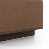 Featuring Everly Antwerp Cafe Tete A Tete Chaise by Four Hands at Amethyst Home. Classic goes contemporary. A cocoa-finished parawood base supports low, deep seating of performance-grade upholstery. Designed with track arms on both ends for a clean touch. Performance fabrics are specially created to withstand spills, stains, high traffic and wear, ensuring. Amethyst Home provides interior design, new home construction design consulting, vintage area rugs, and lighting in the Scottsdale metro area.