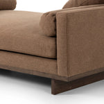 Featuring Everly Antwerp Cafe Tete A Tete Chaise by Four Hands at Amethyst Home. Classic goes contemporary. A cocoa-finished parawood base supports low, deep seating of performance-grade upholstery. Designed with track arms on both ends for a clean touch. Performance fabrics are specially created to withstand spills, stains, high traffic and wear, ensuring long. Amethyst Home provides interior design, new home construction design consulting, vintage area rugs, and lighting in the Tampa metro area.