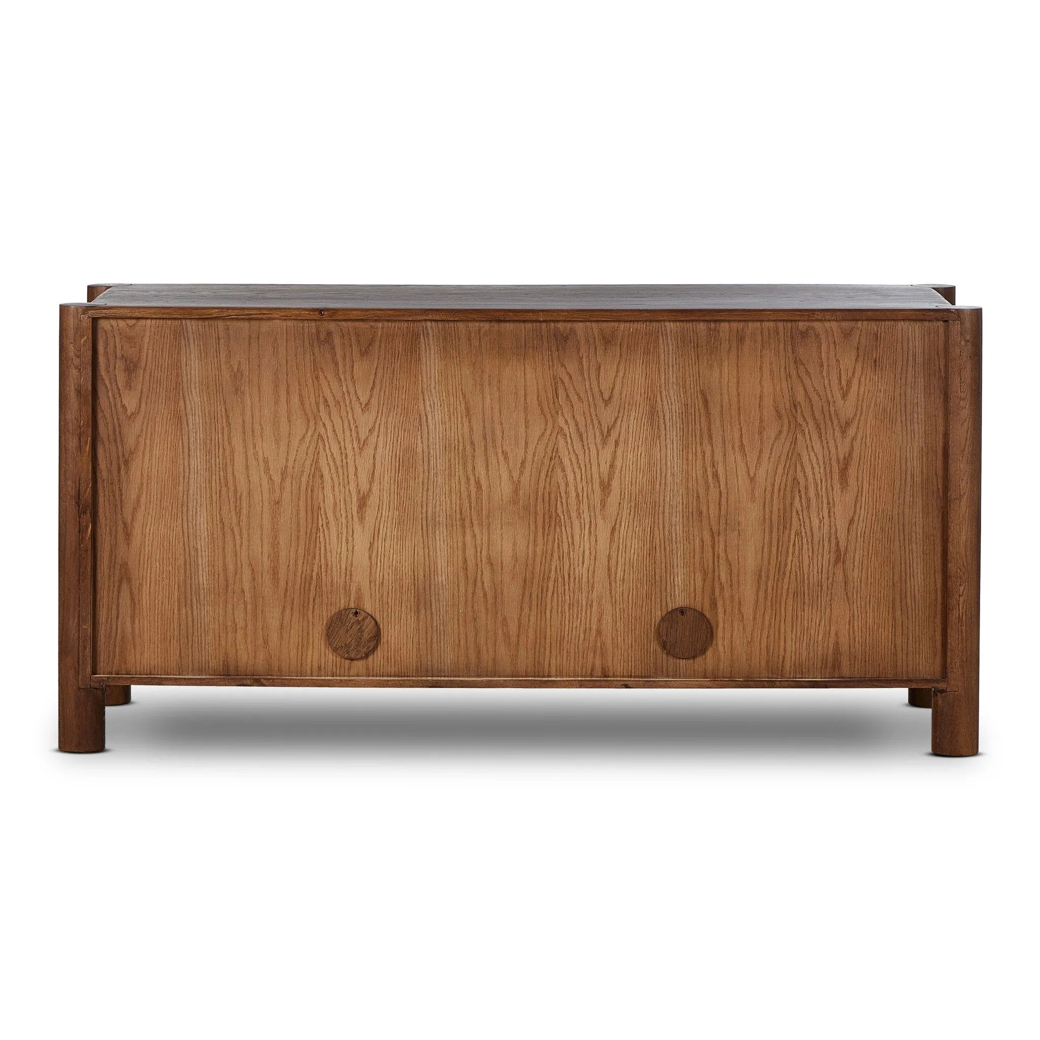 Featuring Ezri Cocoa Oak 6 Drawer Dresser by Four Hands at Amethyst Home. Cocoa-finished oak, organic carving and cylinder legs fuse for a primitive look, while wood's varying grain colors add unique character to each piece.
Overall Dimensions: 22.0" L x 70.0 " W x 33.75" H
Collection: AidenColors: Cocoa OakMaterials: Solid Oak, Solid MangoWeight: 271.39 . Amethyst Home provides interior design, new home construction design consulting, vintage area rugs, and lighting in the Kansas City metro area.