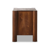 Featuring Ezri Cocoa Oak Nightstand by Four Hands at Amethyst Home. Cocoa-finished oak, organic carving and cylinder legs craft a primitive look, while wood's varying grain colors bring unique character to each piece.
32.00"w x 20.00"d x 25.00"h
Collection: AidenColors: Cocoa OakMaterials: Solid Oak, Oak VeneerWeight: 90.83 lbs. Amethyst Home provides interior design, new home construction design consulting, vintage area rugs, and lighting in the Washington metro area.