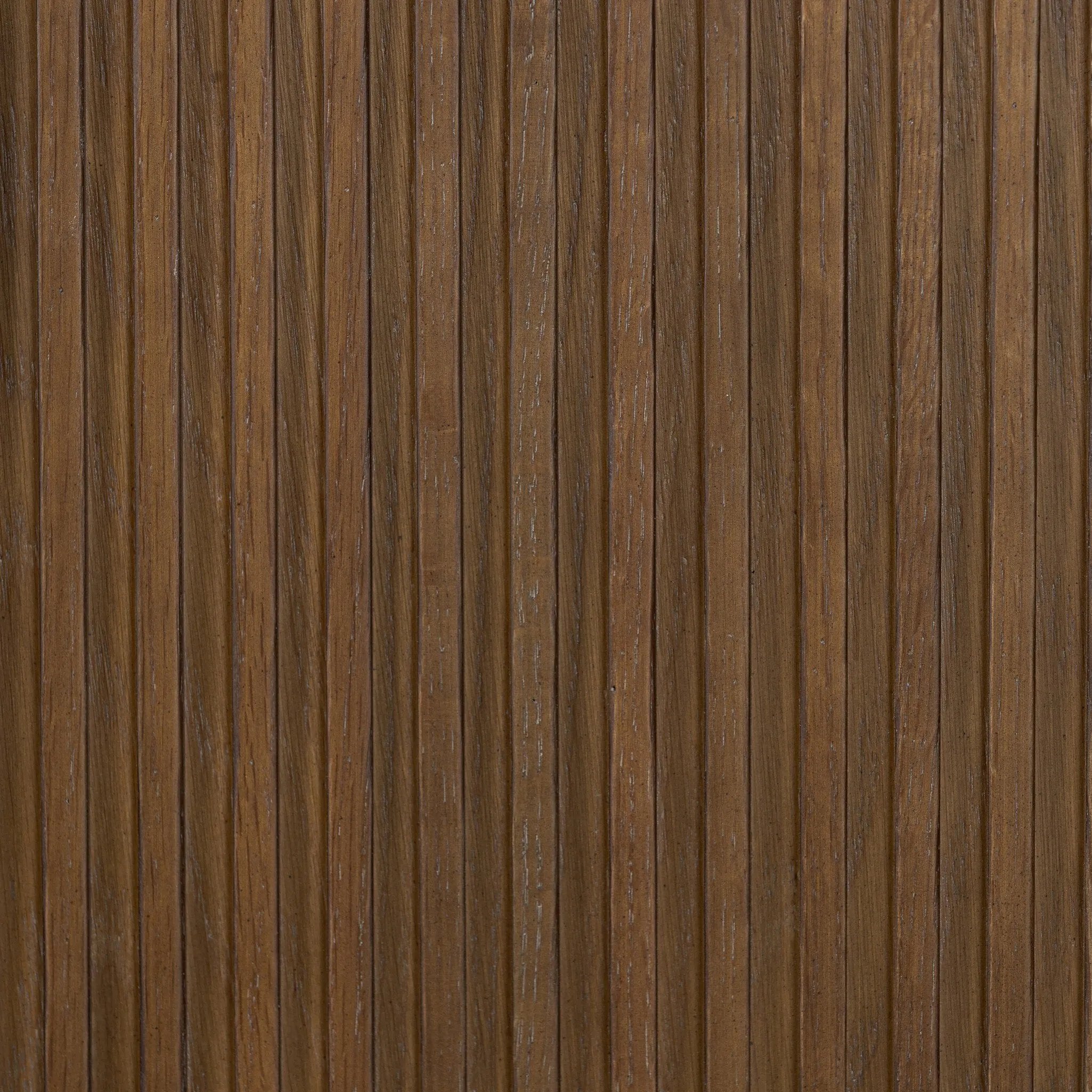 Featuring Fletcher Terra Brown Oak Media Console by Four Hands at Amethyst Home. Rich with reeding for texture and a linear look, this brown oak media console features four doors with brushed brass hardware and curved corners. Its top is a slab of bluestone, adding a striking material mix, while white mineral lines and natural variations mark the uniqu. Amethyst Home provides interior design, new home construction design consulting, vintage area rugs, and lighting in the Salt Lake City metro area.