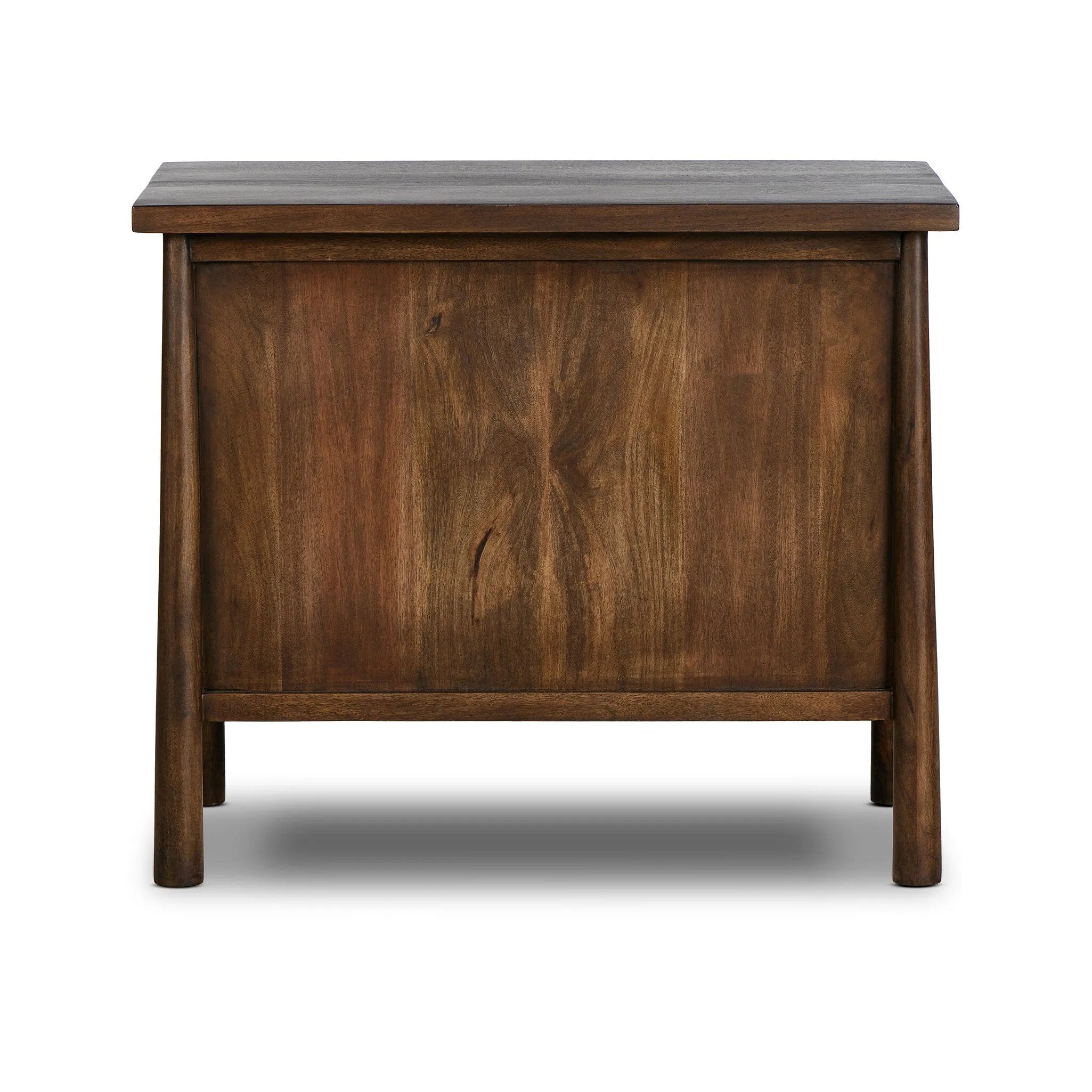 Featuring Freddie Brown Chest by Four Hands at Amethyst Home. Inspired by French antique design, this dresser stands on round tapered legs with a prominent overhang top. Made of mango wood with cast iron key ring pulls, three drawers make it a versatile choice as a dresser or nightstand.
Overall Dimensions: 20.0" L x 40.0 " W x 34.0" H
Collection: MayaColo. Amethyst Home provides interior design, new home construction design consulting, vintage area rugs, and lighting in the Des Moines metro area.