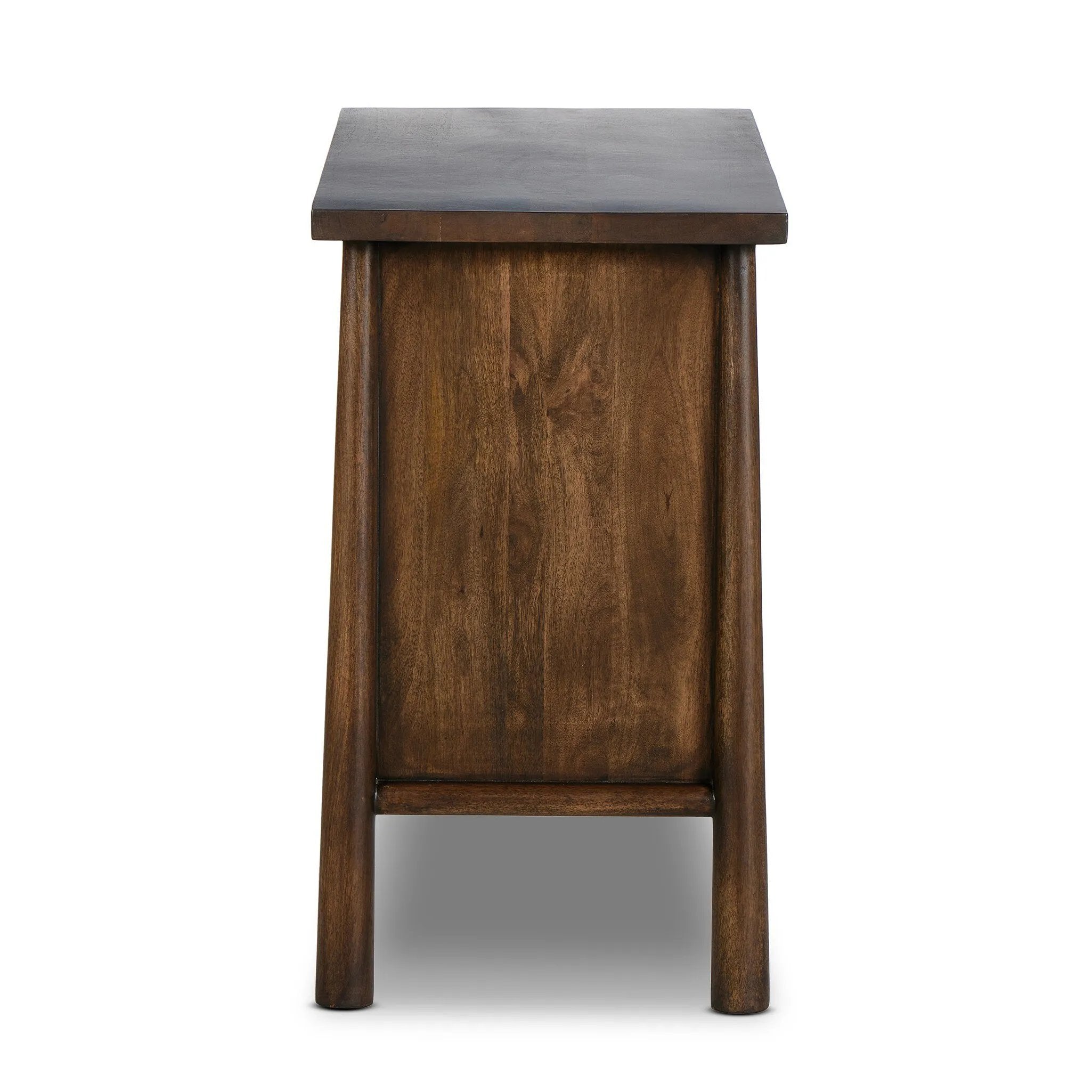 Featuring Freddie Brown Chest by Four Hands at Amethyst Home. Inspired by French antique design, this dresser stands on round tapered legs with a prominent overhang top. Made of mango wood with cast iron key ring pulls, three drawers make it a versatile choice as a dresser or nightstand.
Overall Dimensions: 20.0" L x 40.0 " W x 34.0" H
Collection: MayaCo. Amethyst Home provides interior design, new home construction design consulting, vintage area rugs, and lighting in the Laguna Beach metro area.