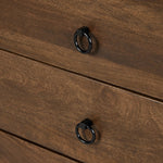 Featuring Freddie Brown Chest by Four Hands at Amethyst Home. Inspired by French antique design, this dresser stands on round tapered legs with a prominent overhang top. Made of mango wood with cast iron key ring pulls, three drawers make it a versatile choice as a dresser or nightstand.
Overall Dimensions: 20.0" L x 40.0 " W x 34.0" H
Collection: MayaCol. Amethyst Home provides interior design, new home construction design consulting, vintage area rugs, and lighting in the Los Angeles metro area.