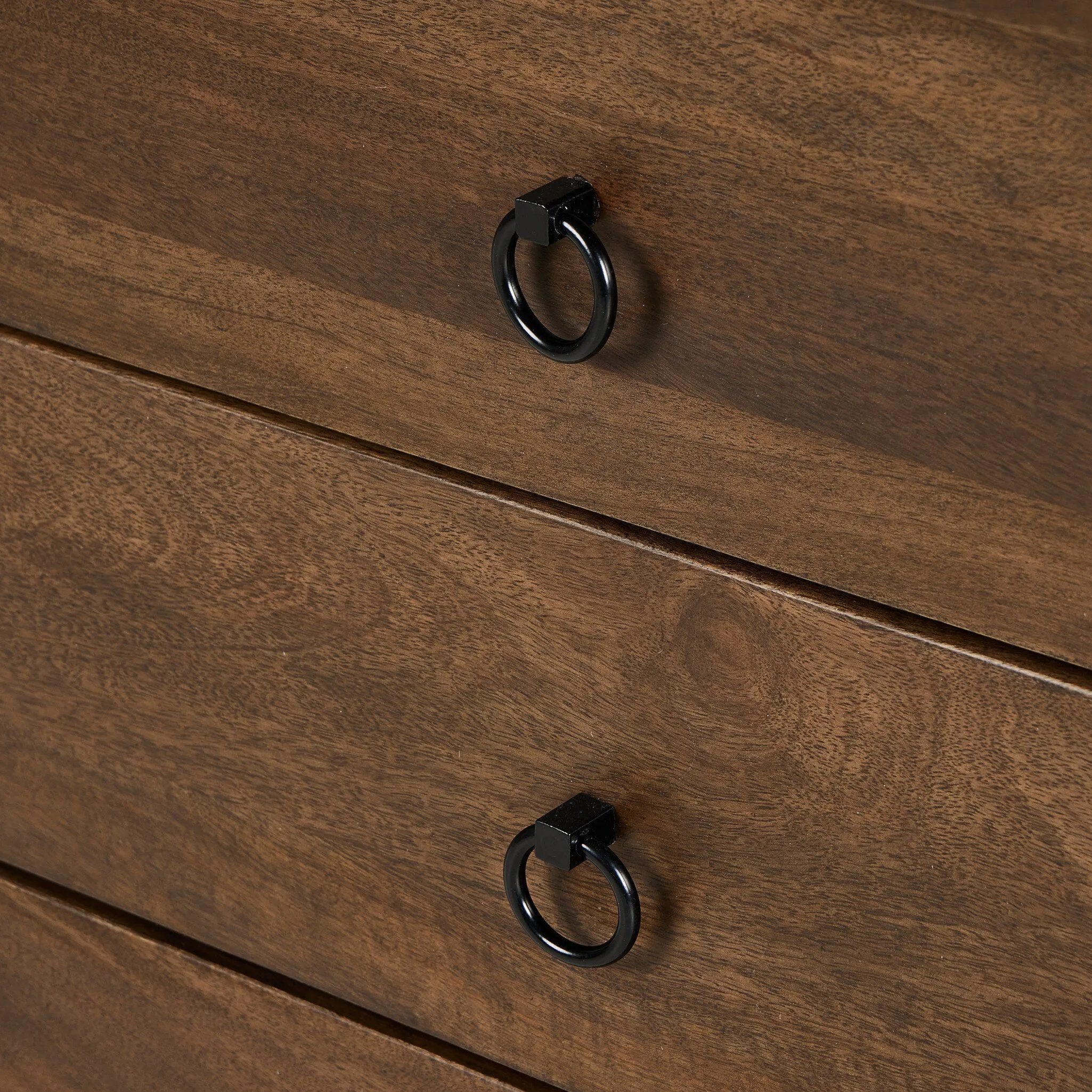 Featuring Freddie Brown Chest by Four Hands at Amethyst Home. Inspired by French antique design, this dresser stands on round tapered legs with a prominent overhang top. Made of mango wood with cast iron key ring pulls, three drawers make it a versatile choice as a dresser or nightstand.
Overall Dimensions: 20.0" L x 40.0 " W x 34.0" H
Collection: MayaCol. Amethyst Home provides interior design, new home construction design consulting, vintage area rugs, and lighting in the Los Angeles metro area.