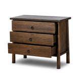 Featuring Freddie Brown Chest by Four Hands at Amethyst Home. Inspired by French antique design, this dresser stands on round tapered legs with a prominent overhang top. Made of mango wood with cast iron key ring pulls, three drawers make it a versatile choice as a dresser or nightstand.
Overall Dimensions: 20.0" L x 40.0 " W x 34.0" H
Collection: MayaColors: B. Amethyst Home provides interior design, new home construction design consulting, vintage area rugs, and lighting in the Miami metro area.