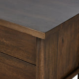 Featuring Freddie Brown Nightstand by Four Hands at Amethyst Home. Inspired by French antique design, this dresser stands on round tapered legs with a prominent overhang top. Made of mango wood with cast iron key ring pulls, two drawers make it a versatile choice as a dresser or nightstand.
Overall Dimensions: 22.0" L x 32.0 " W x 26.0" H
Collection: May. Amethyst Home provides interior design, new home construction design consulting, vintage area rugs, and lighting in the Laguna Beach metro area.