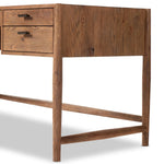 Featuring Glenview Weathered Oak Veneer Desk by Four Hands at Amethyst Home. Traditional, reimagined. Made from rustic weathered oak, this desk brings generous storage space to the office. Simple hardware is finished in an aged bronze.Overall Dimensions: 67.50"w x 27.50"d x 31.00"hWeight : 148.37 lbsMaterials: Thick Oak Veneer, Solid Oak. Amethyst Home provides interior design, new home construction design consulting, vintage area rugs, and lighting in the Alpharetta metro area.