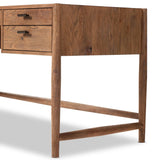 Featuring Glenview Weathered Oak Veneer Desk by Four Hands at Amethyst Home. Traditional, reimagined. Made from rustic weathered oak, this desk brings generous storage space to the office. Simple hardware is finished in an aged bronze.Overall Dimensions: 67.50"w x 27.50"d x 31.00"hWeight : 148.37 lbsMaterials: Thick Oak Veneer, Solid Oak. Amethyst Home provides interior design, new home construction design consulting, vintage area rugs, and lighting in the Alpharetta metro area.
